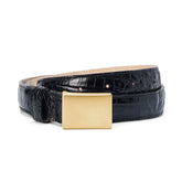 Amis Croc Leather Belt