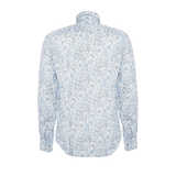 Linen Paisely Printed Button-Down Shirt