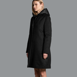 Padded Rainproof Wool Coat