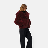 Burgundy Yara Coat