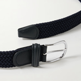 Navy Stretch Elastic Belt