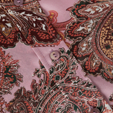 Dani Silk Blouse in Pink Paisely