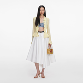 Yellow Pointelle Cardigan