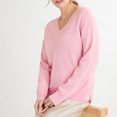Indie Pastel Pink Cashmere Jumper