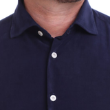 Corduroy Shirt in Navy