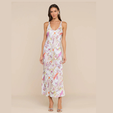 Akiya Satin Maxi Dress