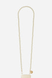 White Agathe Phone Chain