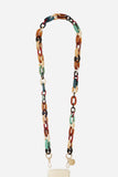 Amber Multi-Coloured Phone Chain