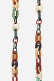Amber Multi-Coloured Phone Chain