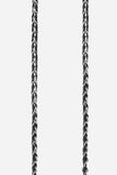 Lou Black/Silver Phone Chain