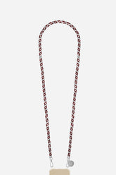 Sona Maroon Phone Chain