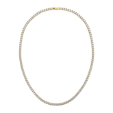 Tennis Necklace Gold