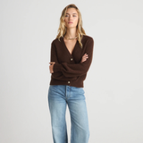 Isa Balloon-Sleeve Cardigan