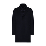 Fondo Techincal Wool Down Coat in Navy