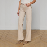 Clayton Wide-Leg Jean in Biscuit