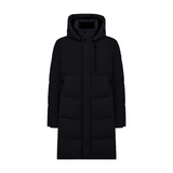 Aron Long Coat in Navy