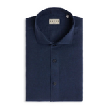 Navy Linen Shirt