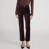 Le Sleek Straight in Burgundy Velvet