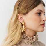 Starfish Earring Gold