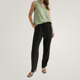 Smocked Waist Trousers - Vintage Black - Sold as a Set