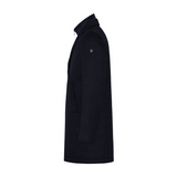 Fondo Techincal Wool Down Coat in Navy