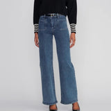 Le Slim Palazzo Modernist Pocket in Mid Den