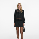 Black Lace Blouse