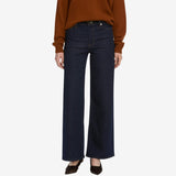 Le Slim Palazzo in Dark Denim