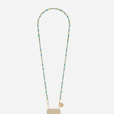 Liviya Beaded Phone Chain in Blue