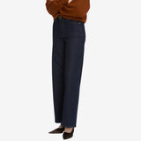 Le Slim Palazzo in Dark Denim