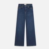 Le Slim Palazzo in Mid Denim
