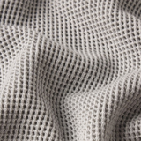Open Weave Polo Sweater in Grey