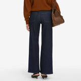 Le Slim Palazzo in Dark Denim