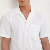White Seersucker Active Shirt