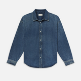 Relaxed Heavy Denim Shirt in Dreams