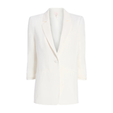 Khloe Crepe Blazer in White