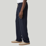 Tiano Pant in Navy Linen