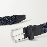 Stretch Elastic Belt Blue/Navy Mix
