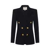 Kyomi Double-Breasted Blazer in Black