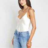 Lexi Silk Camisole in White