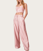 Adams Lurex Pant in Pink