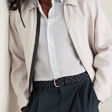 Stretch Elastic Belt Blue/Navy Mix