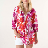Poppy Top Flamenco-Pink Cotton