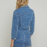 Koda Cropped Denim Jacket in Everson