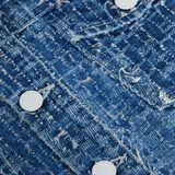Koda Cropped Denim Jacket in Everson