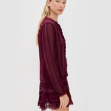 Alvynne Top in Oxblood