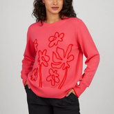 Cari Cashmere Sweater in Pink