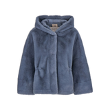 Blue Faux Fur Jacket