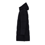 Aron Long Coat in Navy
