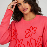 Cari Cashmere Sweater in Pink